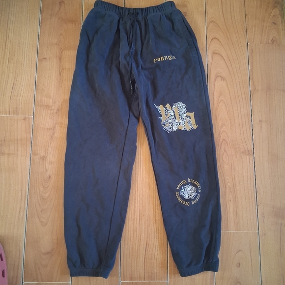 YoungLA Other - YoungLA navy sweatpants with gold accents Size S #sweatpants #loungewear